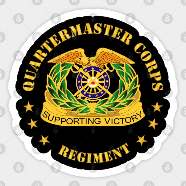 Quartermaster Corps Regiment Sticker by twix123844